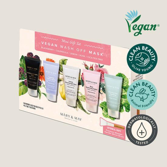 Mary&May - Vegan Wash Off Mask Mini Gift Set (30g x5)