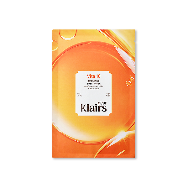 Dear,Klairs - Vita 10 Radiance Sheet Mask
